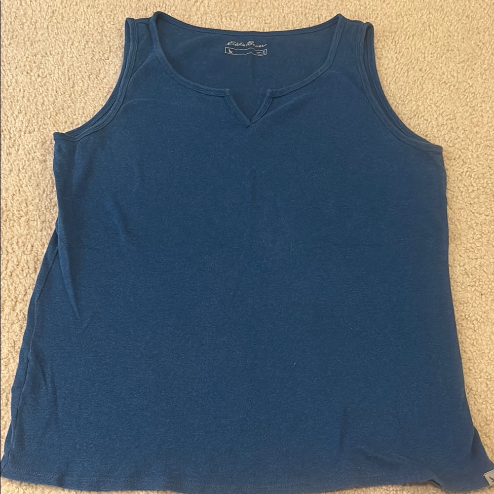 Eddie Bauer Women's Blue Tank Top